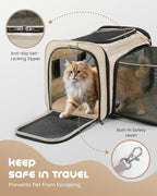 MIDOG Cat Carrier Soft for Small to Medium-Sized Cats, TSA Airline Approved - Image 4