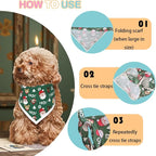 Christmas Dog Bandanas Santa Claus Dogs Scarf - Image 6