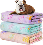Rezutan Dog Blankets for 3 Pack Medium Blanket Cat Soft Fuzzy Blankets Washable by Rezutan