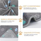 1 Pack 3 Blankets Super Soft Fluffy Premium Cute Cat Pattern Pet Blanket - Image 3