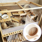Wooden Hamster Exercise Wheel, Silent Silent Running Wheel Wooden Small Pets - Image 5