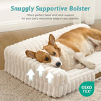 Cute Dog Bed, Faux Rabbit Fur Orthopedic Foam Dog Bed - Image 6