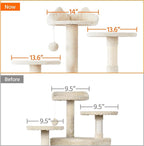 Yaheetech 70in Multi-Level Cat Tree Tall Cat Tower Cat Furniture - Image 6