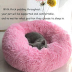 BODISEINT Modern Soft Plush Round Pet Bed - Image 2