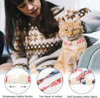 ARING PET 2 Pack Cat Collar-Cute Cotton Cat Collar - Image 3