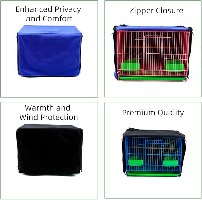 MANON ROSA Bird Cage Cover Birdcage Curtain - Image 3