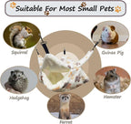 Cat Hammock for Cage, Soft Warm Hanging Bed for Kitten, Guinea Pig, Chinchilla - Image 6