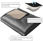 Ameritex Pet Bed Blanket Reversible 100% Waterproof Velvet Super Soft - Image 3