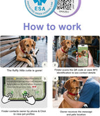 ESA Dog Tag, QR Code Dog Tag, Modifiable Free Pet Online Profile, Scannable QR - Image 5
