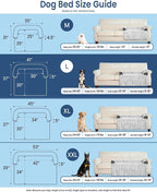 Calming Large Dog Bed for Couch, 41 x 37 inch Removable Couch Cover for Dogs - Image 6