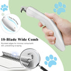 3-in-1 Pet Steam Brush Set for Dogs & Cats, Grooming Comb - Image 3