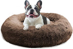 JOLLYVOGUE Calming Dog Bed Large Size Dog, Anti-Anxiety Donut Large Pet Bed by JOLLYVOGUE