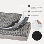Orthopedic Memory Foam Bed for Large Dogs, Waterproof Cooling Pet Mats for Crate - Image 2