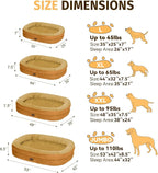 Orthopedic Waterproof Large Dog Bed: Memory Foam Washable Dog Bed - Image 2