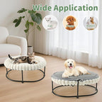 Sunhoo Elevated Cat Bed for Indoor Cats Raised Kitten Hammock Large High Puppy - Image 5