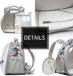 Portable Travel pet Backpack Carrier Hamster Bag Guinea Pig Bird Small Dog cat - Image 5