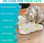 ALL FOR PAWS Interactive Cat Puzzle Feeder – Butterfly Shape Slow Feeder & - Image 5