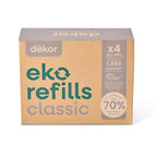 Diaper Dekor CLASSIC Diaper Pail Refills | 4 Count Unscented | Exclusive by DiaperDekor