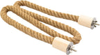 Bird Rope Perch for Parrots, Bendable Natural Jute Boing - Image 7