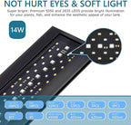 hygger Clip On 24/7 Lighting Aquarium LED Light, Sunrise-Daylight-Moonlight and - Image 3