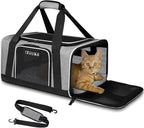 Petskd Pet Carrier 17x13x9.5 Southwest Airline Approved, Pet Travel Carrier Bag by Petskd