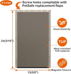 X-Large Dog Door Replacement Flap Compatible - Image 3
