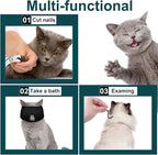9 Pcs Cat Bathing Bag Set Cat Shower Bag Anti Bite and Scratch - Image 5