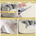 Cat Scratching Mat, 118.5"x15.9" Trimmable Self-Adhesive Cat Scratch Carpet - Image 7