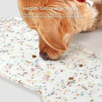 Dog Food Mat Anti-Slip Silicone Dog Bowl Mat Thicker Pet Placemat Waterproof - Image 6