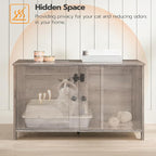 HOOBRO Litter Box Enclosure, Cat Litter Box Furniture - Image 6