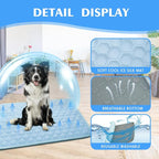 Upgrade Dog Cooling Mat, Pet Dog Self Cool Pad, Ice Silk Washable Cooled Mat - Image 3