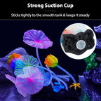 Uniclife Glowing Effect Lotus Ornament Silicone Decor Aquarium Decoration - Image 5