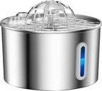 Cat Water Fountain Stainless Steel - 74oz/2.2L Pet Gift Dog Water Dispenser - Image 9