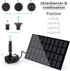 Solar Fountain Pump for Bird Bath, - Image 6