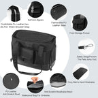 Cat Carrier, Dog Carrier, Pet Carrier, Foldable Waterproof Premium PU Leather - Image 4