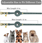 OOPSDOGGY Reflective Leather AirTag Cat Collar - Image 3