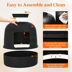 Lifewit Cat Litter Box, Hidden Enclosure Litter Tray - Image 5