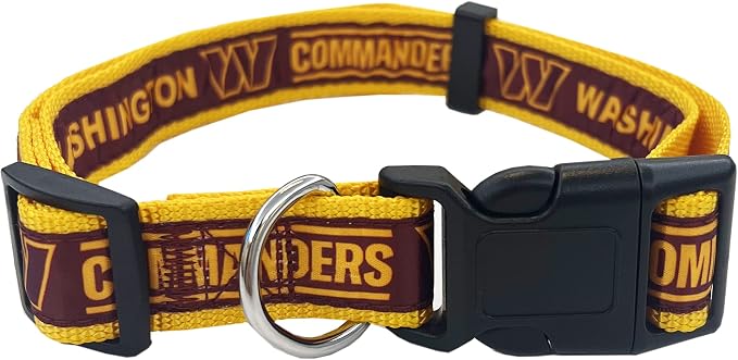 Pets First NFL PET Collar Washington Commanders Dog Collar, Large Football Team by PETSFIRST