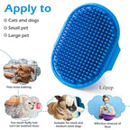 Dog Grooming Brush, Lilpep Pet Shampoo Bath Brush Soothing Massage Rubber Comb - Image 5