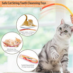 Retro Shaw Cat Chew Toys, Safe Dental Cleaning Interactive Toy - Image 4