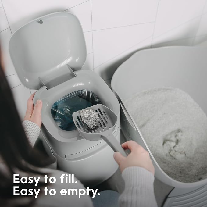 Litter Genie Easy Roll Cat Litter Disposal Pail | Odour Control, Refill Bags & - Image 5