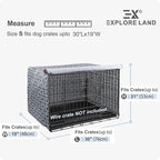 Explore Land Pattern Dog Crate Cover - Image 2