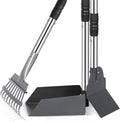 Heeyoo Dog Pooper Scooper, Dog Poop Tray and Rake Set, Pet Waste Removal Scoop by Heeyoo