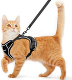 Cat Harness and Leash for Walking Escape Proof Soft Adjustable Cat Leash by Unknown