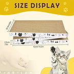 3 Pack Cardboard Cat Scratcher Refill Cat Scratch Pad Durable Cat Scratchers - Image 2