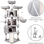 Hey-brother XL Size Cat Tree, 73.4 inch Cat Tower - Image 6