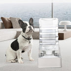 RIZZARI Stainless Steel Pet Water Feeder: 9L Gravity Leak-Proof Auto Refill - Image 7