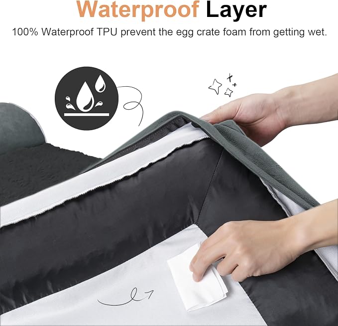 Large Dog Bed Orthopedic Washable: Beds Bolster XL Bed Large Big Dogs Memory - Image 4