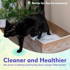 Leakproof Disposable 2-Pack Cat Litter Box Only - Image 4