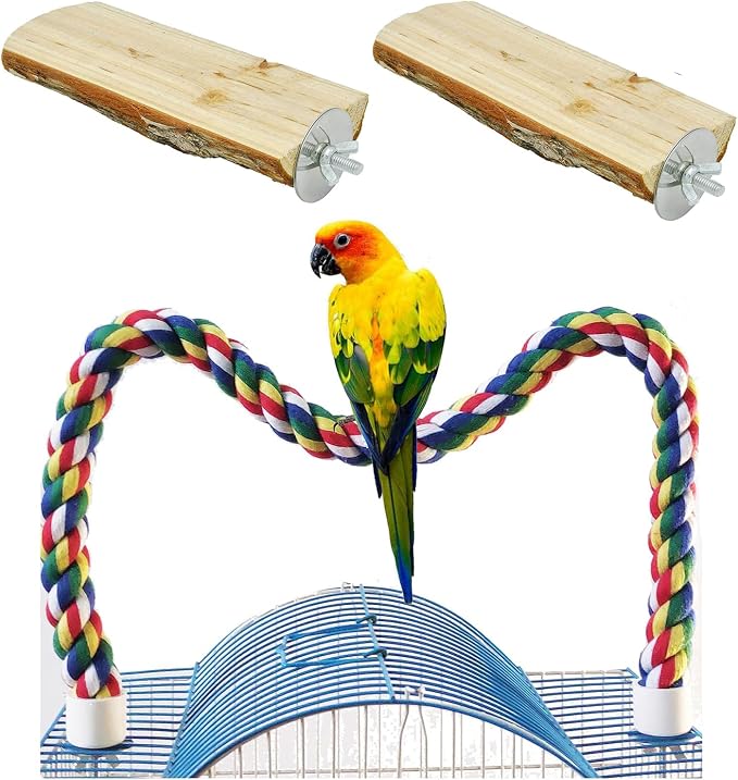 24 Inch Bird Perch Rope by Birdsfavoriteropeswing